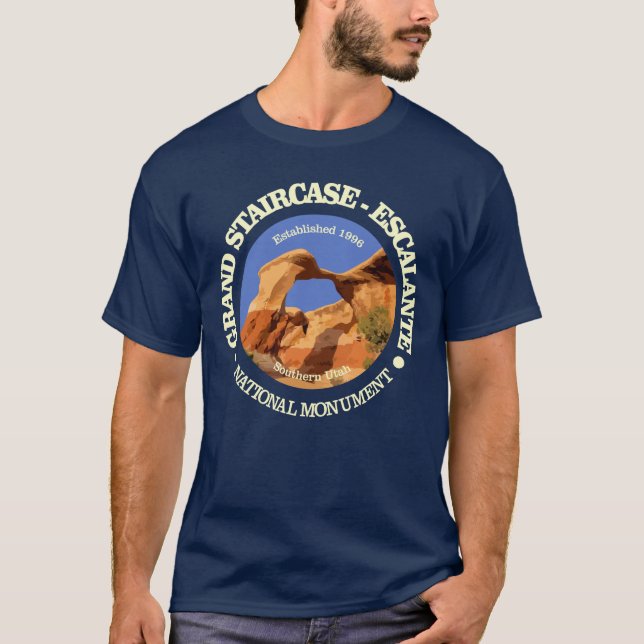Große Treppe - Nationaldenkmal Escalante T-Shirt (Vorderseite)
