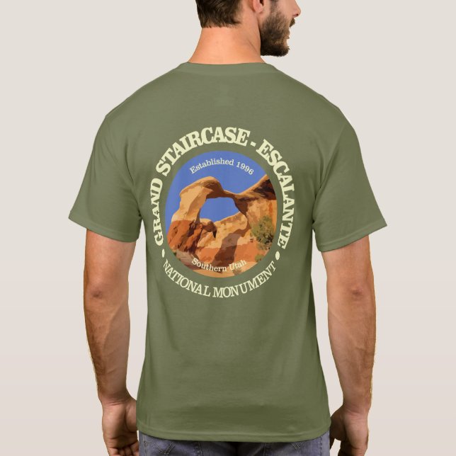 Große Treppe - Nationaldenkmal Escalante T-Shirt (Rückseite)