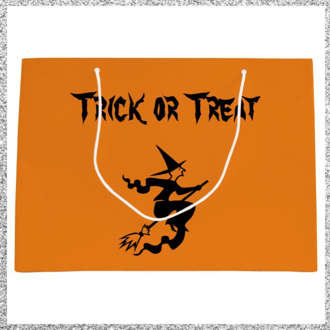 Große Trick- oder Treatfliegender Hexengeschenktas Geschenktüte (Von Creator hochgeladen)