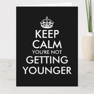 Große übergroße humorvolle Geburtstagskarte für ih Karte