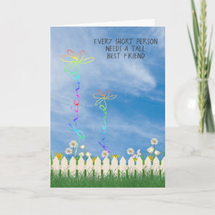 große und kleine beste Freundschafts-Gänseblümchen Karte