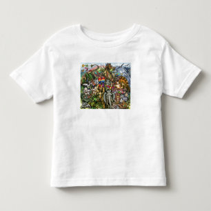 Große und kleine Tiere Kleinkind T-shirt