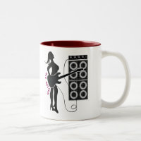 Große untere Bass-Gitarren-Tasse