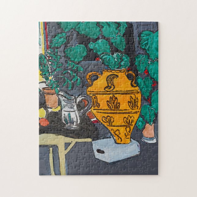 Große Vase der Blume Puzzle (Vertikal)