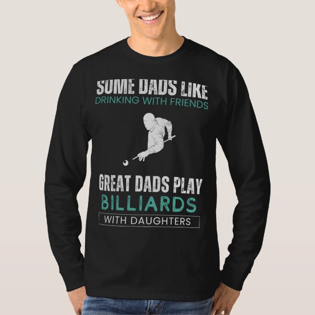 Große Väter Billiards mit Daughters T-Shirt - Vate (Vorderseite)