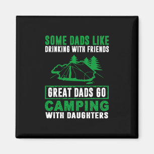 Große Vater Camping mit Daughters Magnet