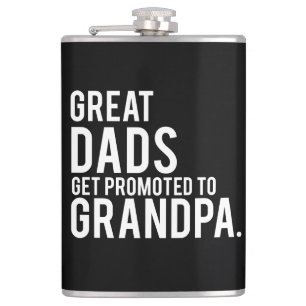 Große Väter erhalten zum Großvater gefördert Flachmann