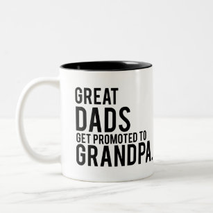 Große Väter erhalten zum Großvater gefördert Zweifarbige Tasse