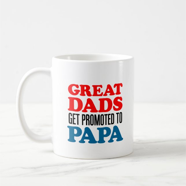 Große Vater für Papa Süd Opa Kaffeetasse (Links)