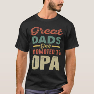 Große Vater werden zum Opa-Geschenk Männer beförde T-Shirt