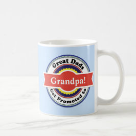 Große Vater werden zur Großvater-Tasse befördert Tasse