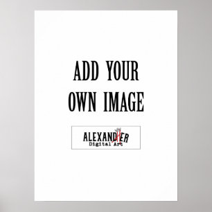 Große vertikale Zeichen Poster