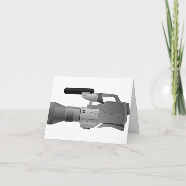 Große Videokamera-Mitteilungskarten Karte (Vorderseite)