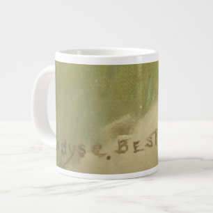 Große Vintage-Tasse/Gladys C> Beste Druck/mmetropo Jumbo-Tasse