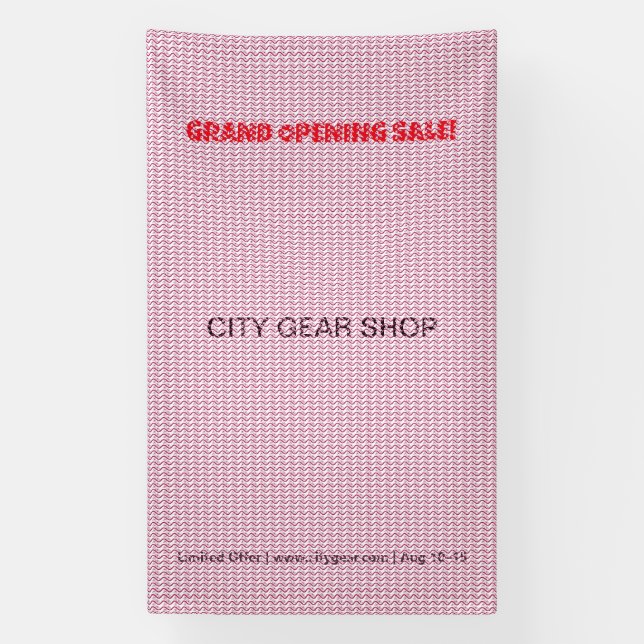 Große Vinyl-Banner im Freien | Benutzerdefinierter Banner (Vertikal)