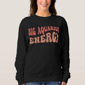 Große Wassermann Energie Sternzeichen Sweatshirt