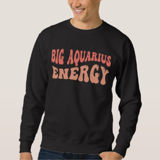 Große Wassermann Energie Sternzeichen Sweatshirt