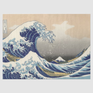 GROSSE WAVE VON KANAGAWA SEIDENPAPIER