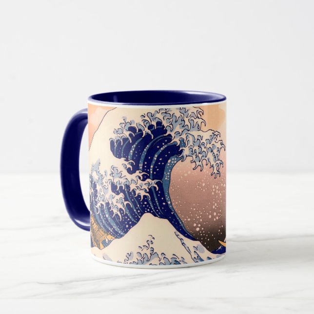 GROSSE WAVE VON KANAGAWA TASSE (Vorderseite Links)