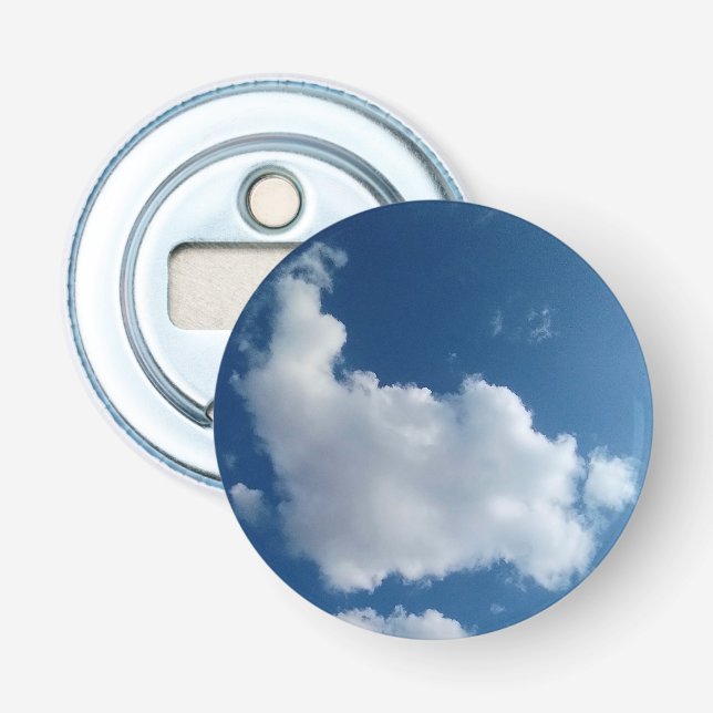 Große weiche Wolke Flaschenöffner (Vorderseite)