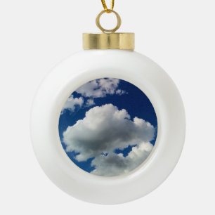 Große weiche Wolke Keramik Kugel-Ornament