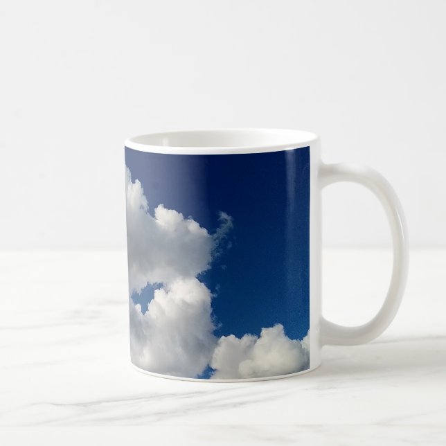 Große weiche Wolken Kaffeetasse (Rechts)