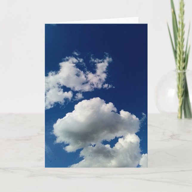 Große weiche Wolken Karte (Vorderseite)