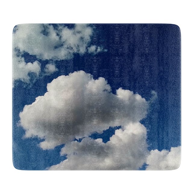 Große weiche Wolken Schneidebrett (Vorderseite)