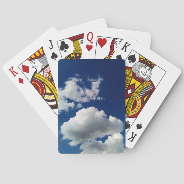 Große weiche Wolken Spielkarten (Rückseite)