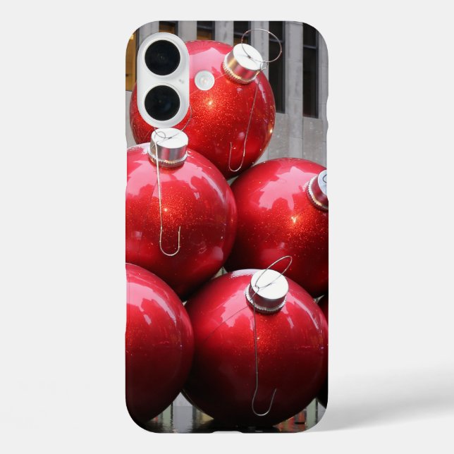 Große Weihnachtsballschmuck im NYC Case-Mate iPhone Hülle (Rückseite)