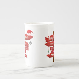 Große Weihnachtsfeiertage-Tasse Prozellantasse