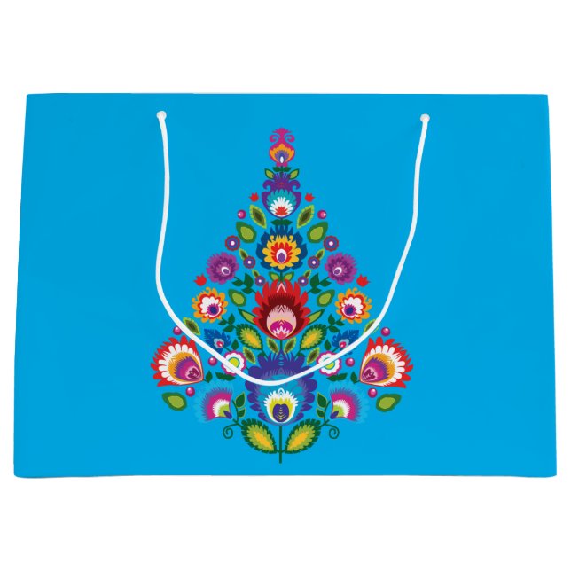 Große Weihnachtsgeschenktasche mit individueller N Geschenktüte (Vorderseite)