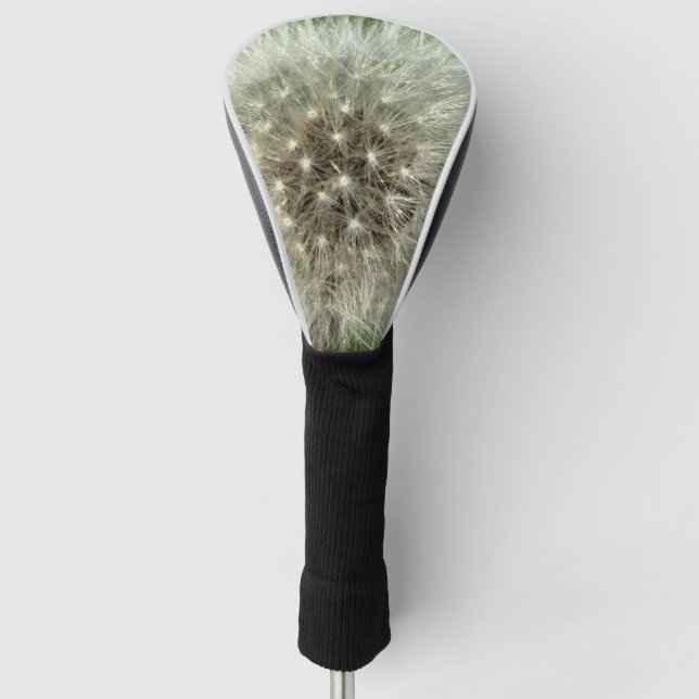 Große weiße Löwenzahn  Golf Headcover (Vorderseite)