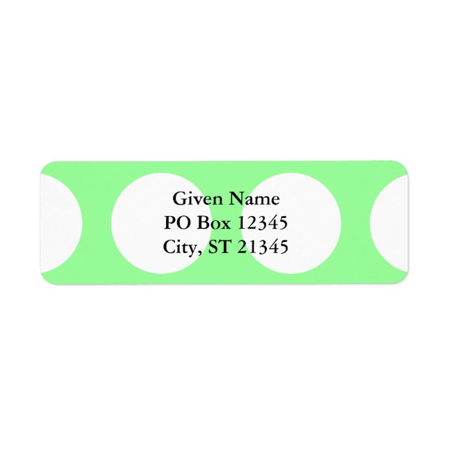 Große weiße Punkte (Vorne)