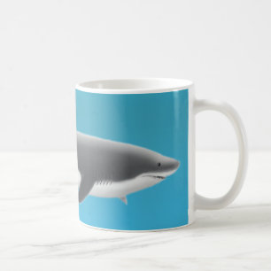 Große weißer Haifisch-Tasse Tasse