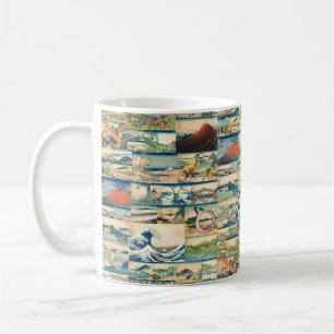 Große Welle Hokusai der Fujisan Japaner-Drucke Kaffeetasse