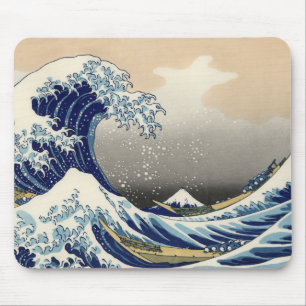 Große Welle vor Kanagawa & Berg Fuji Japan Meer Mousepad
