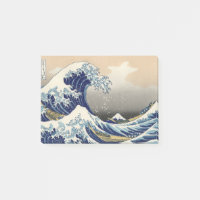 Große Welle vor Kanagawa & Berg Fuji Japanisches M