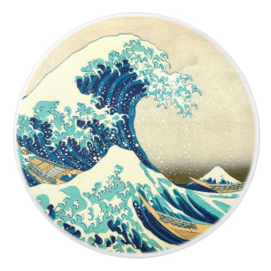 Große Welle vor Kangawa von Hokusai Keramikknauf