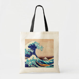 Große Welle weg Japaner-Druck-Kunst Kanagawa von Tragetasche
