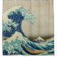 Große Welle weg von Kanagawa Duschvorhang (Vorderseite)