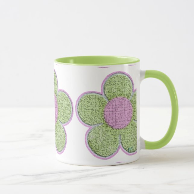 Große Whimsische Blume Tasse (Rechts)