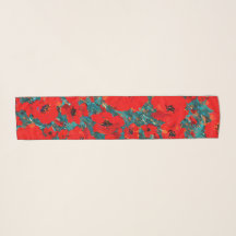 Große wilde rote Mohnblumen