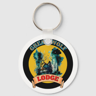 GROSSE WOLFLODGE SCHLÜSSELANHÄNGER