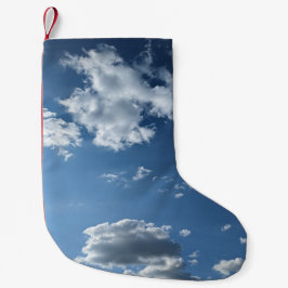 Große Wolkenflecken Kleiner Weihnachtsstrumpf