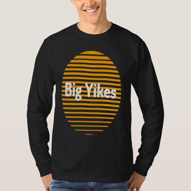 Große Yikes Generation Z Slang  Peinlich T-Shirt (Vorderseite)