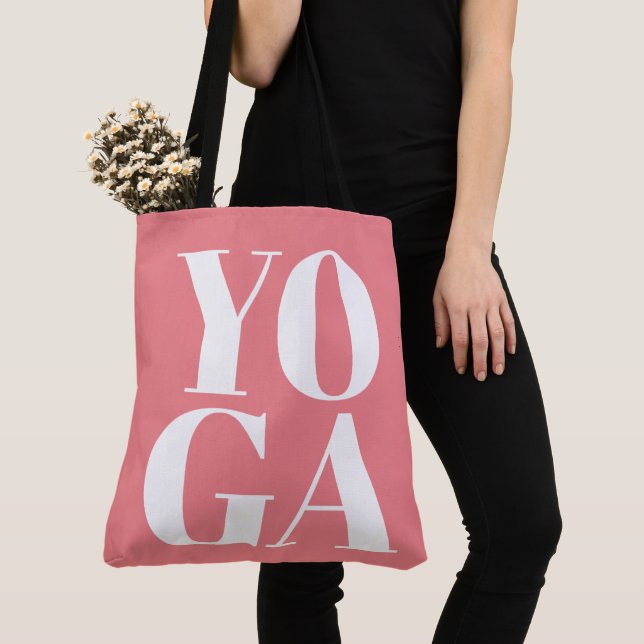 Große Yoga-Tasche in korallenrosa oder benutzerdef (Von Nahem)