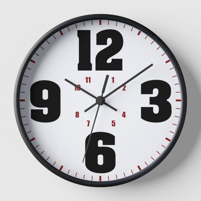 Große Zahlen Uhr 2 (Vorderseite)