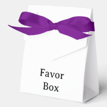 Große Zelt mit violettem Band 4" x 2" x 5"