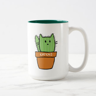 Große zweifarbige Cactus Tasse - Pumpkin